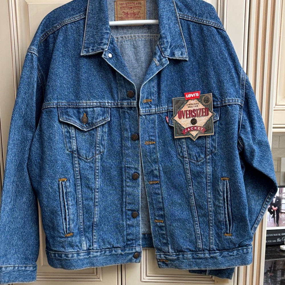 Levi's Classic Blue Denim Jacket XL NEW